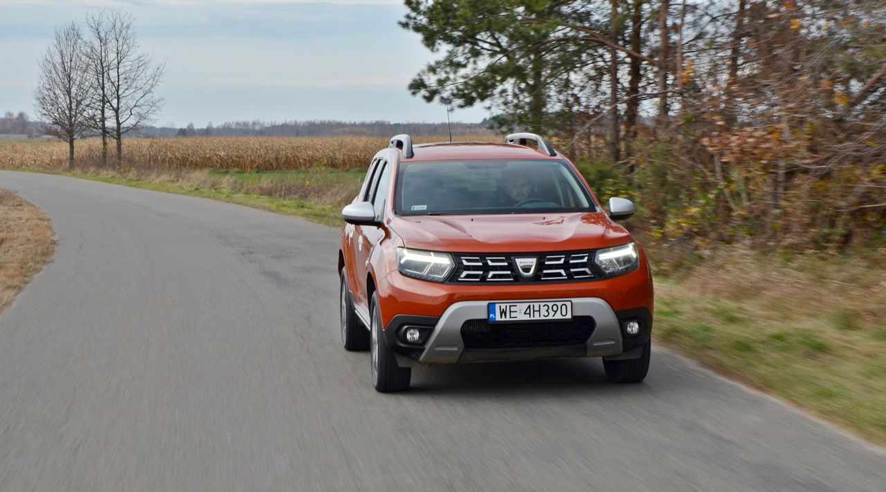 Duster lepiej radzi sobie z nierównościami niż zakrętami