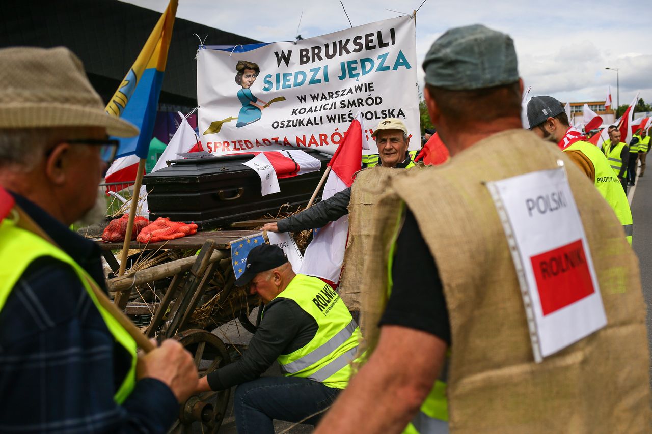 Protest rolników w Poznaniu. Policja apeluje