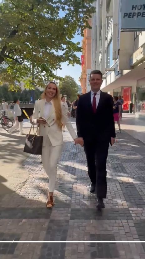 Marianna Schreiber i Piotr Korczarowski