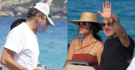 Jeff Bezos i Leonardo DiCaprio umacniają swą przyjaźń na wspólnych wakacjach. Aktor UKRYŁ twarz przed hiszpańskimi turystami