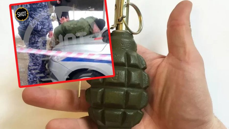 Chciał wysadzić wojenkomat. Miał granat
