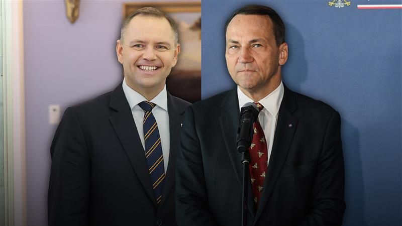 Karol Nawrocki jest w sporze z szefem MSZ