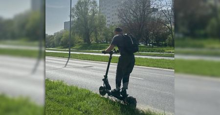 Pędził hulajnogą jak szalony! Potrącił 13-latkę i uciekł z miejsca. Według świadków miał poruszać się z prędkością 50-60 km/h