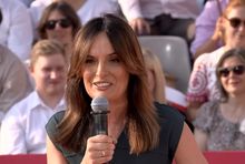 Dorota Gawryluk w czasie debaty, fot. kadr z Polsat News