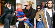 Adele z synem i partnerem przyleciała do Nowego Jorku (ZDJĘCIA)