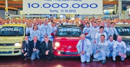 10 000 000 milionów samochodów z fabryk Fiat Auto Poland i zła prognoza na przyszłość