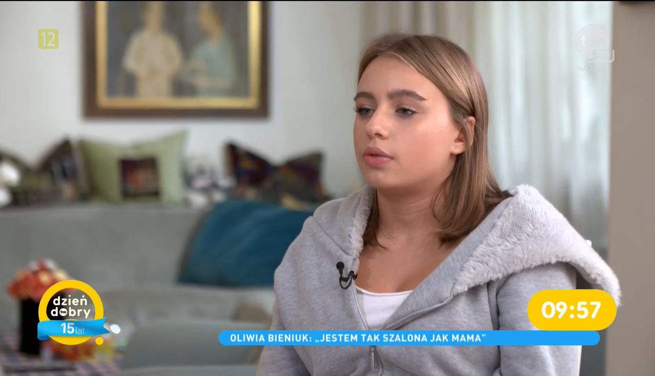 Oliwia Bieniuk w Dzień Dobry TVN