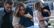 Małgorzata Rozenek w mini kusi nogami w drodze do przychodni. Wszystkiemu przyglądali się paparazzi