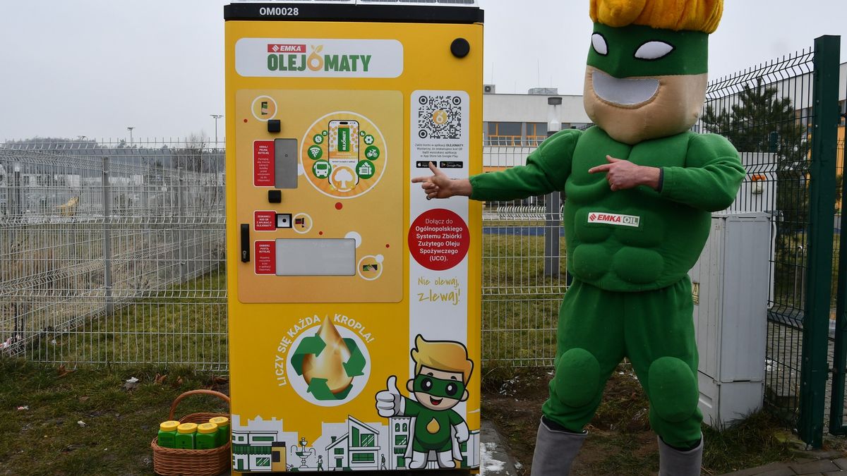 W wielkopolskich miejscowościach stanęły już olejomaty  