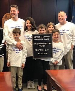 Para gejów stworzyła dom szóstce rodzeństwa. Dzieci były kilka lat w pieczy zastępczej