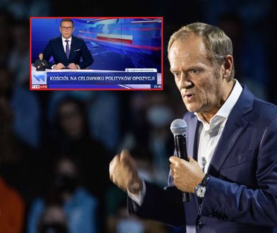 "Wiadomości" uderzają w Tuska. PO reaguje na głośny materiał TVP