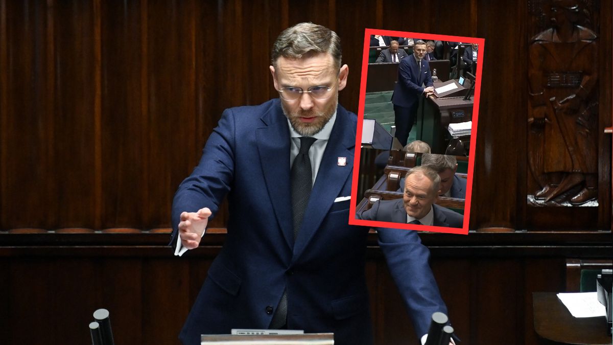 Zbigniew Bogucki podczas debaty w Sejmie