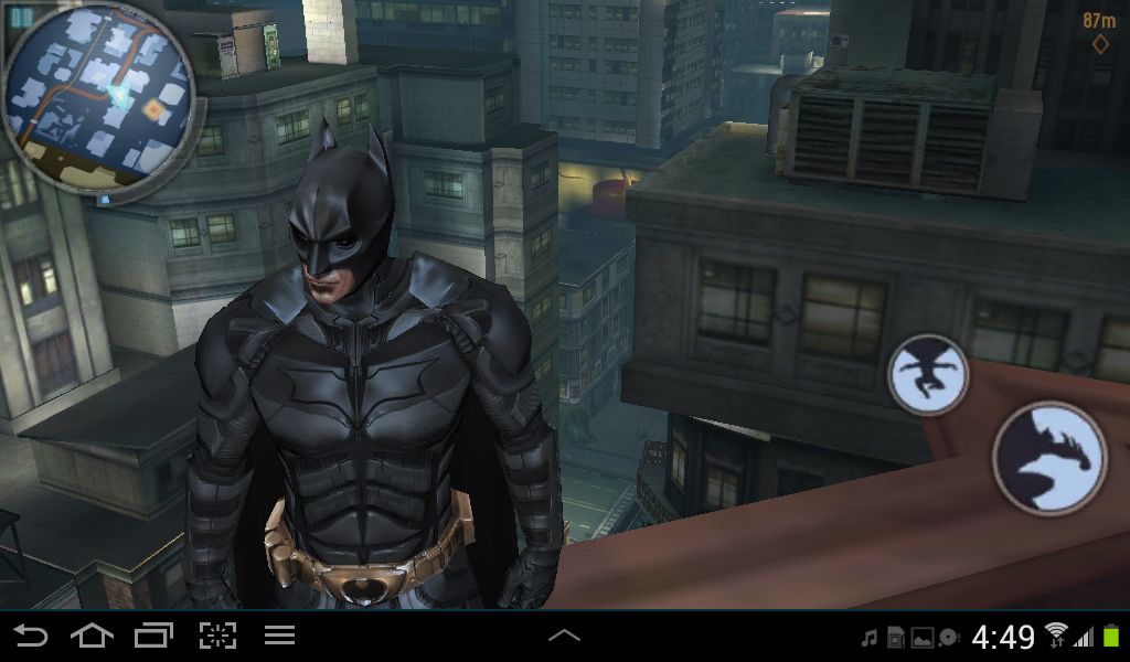 The Dark Knight Rises na Galaxy Tabie 2 7.0 (fot. wł.)