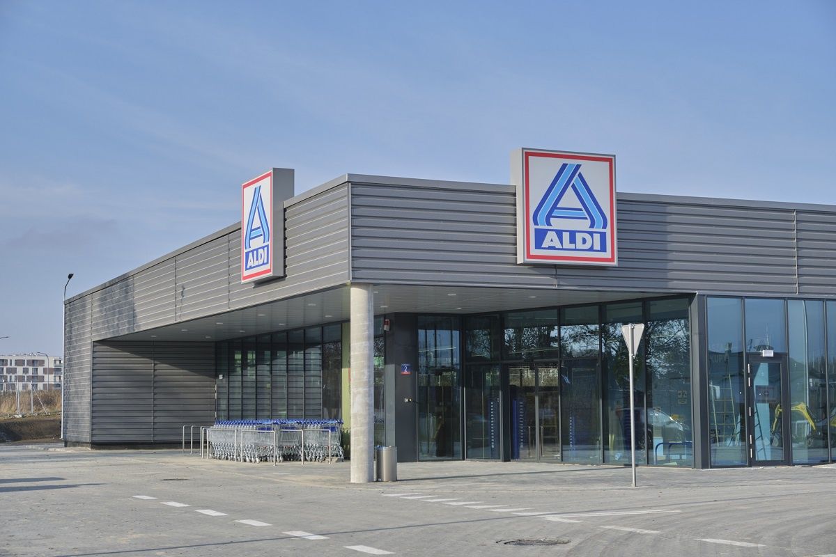 ALDI przy ul. Piaseckiej w Świdniku
