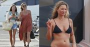 Kate Moss zaciąga się papieroskiem, opalając się na jachcie z córką i młodszym kochankiem (ZDJĘCIA)