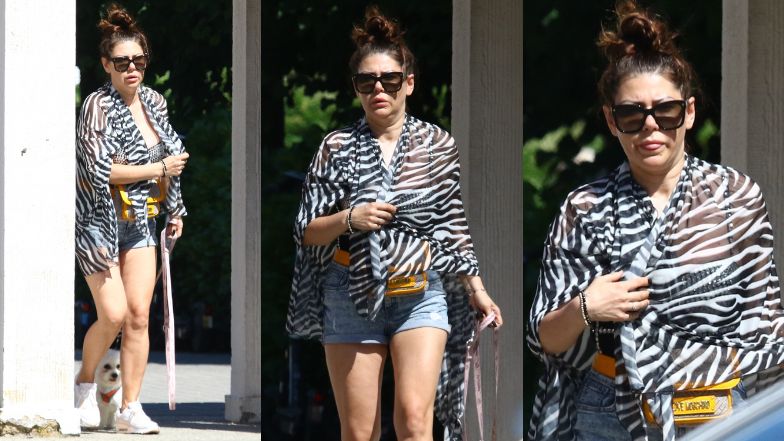 Iwona Węgrowska relaksuje się na wakacjach w Sopocie