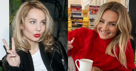 Małgorzata Socha reklamuje cukierki w czasie protestu. "TO TROCHĘ NIE NA MIEJSCU"