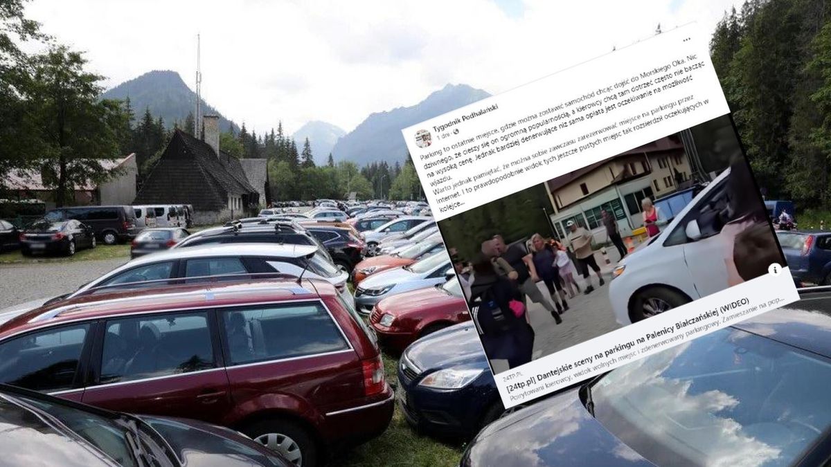 Na parkingu na Palenicy Białczańskiej doszło do potężnej awantury.