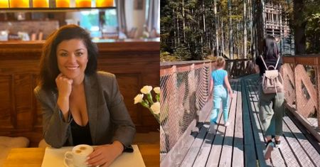 Katarzyna Cichopek na chwilę przed rocznicą ślubu z Hakielem zwiedza Zakopane. To tam się pobrali (ZDJĘCIA)