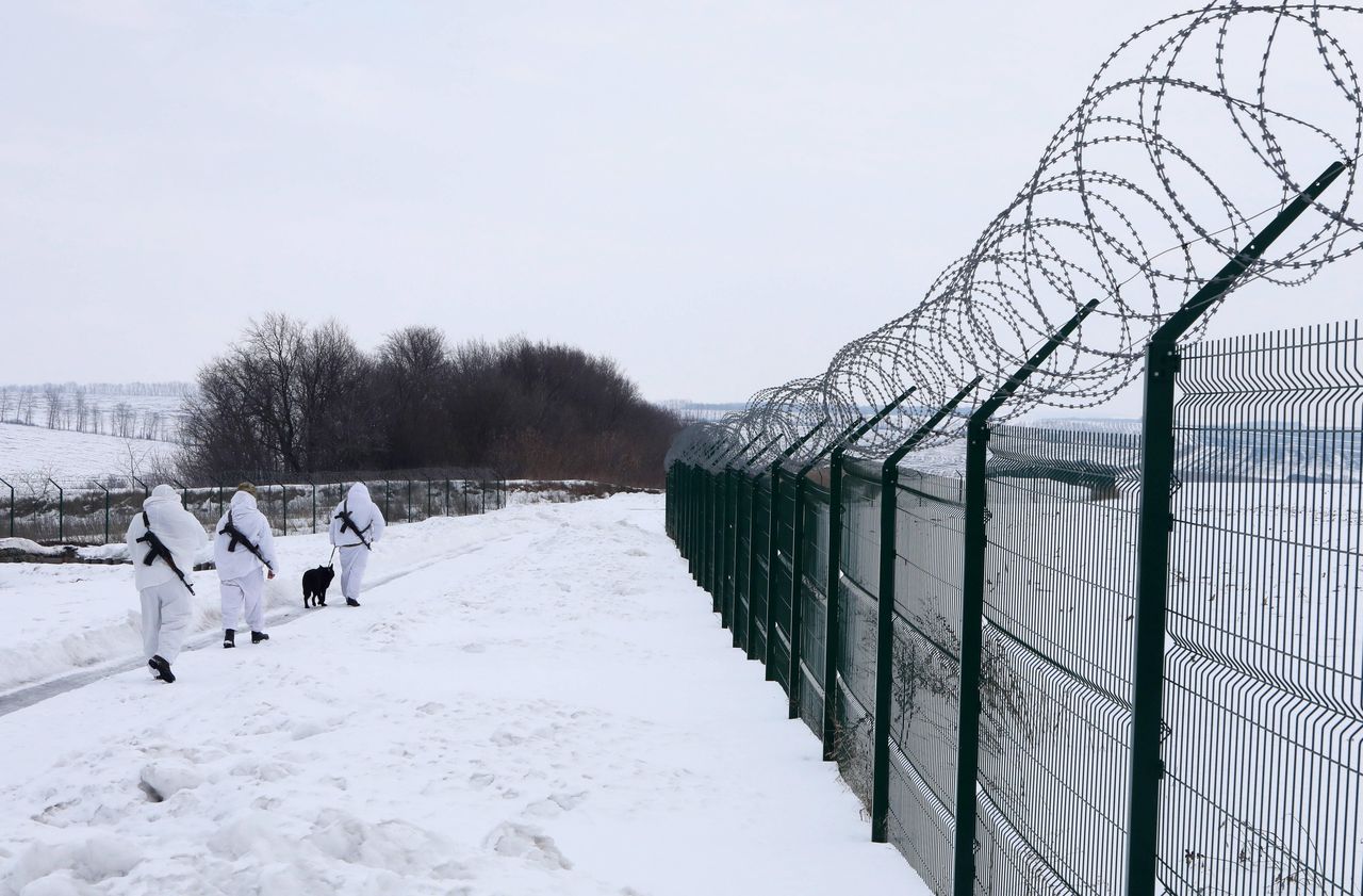 Patrol na granicy rosyjsko-ukraińskiej