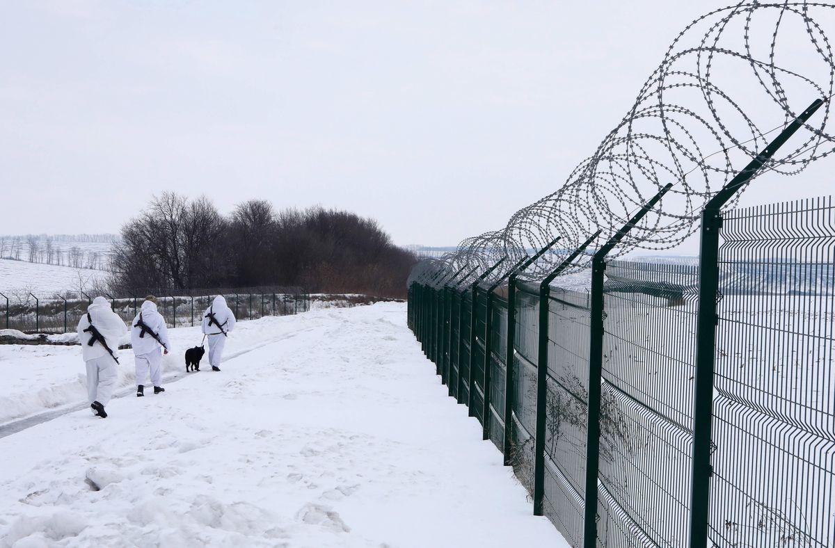 Patrol na granicy rosyjsko-ukraińskiej