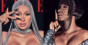 Cardi B pozuje w futurystycznych nakryciach głowy dla "Elle" i wyznaje: "Ludzie bez przerwy mnie ATAKUJĄ" (ZDJĘCIA)