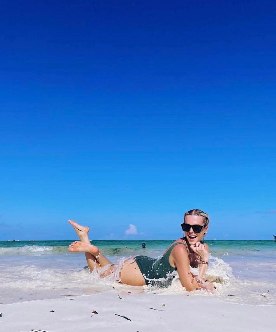 Żona Marcina Mroczka na Zanzibarze 