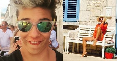 Steczkowska z synem Leonem na wakacjach (FOTO)