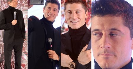 Śnieżnobiały uśmiech Lewandowskiego promuje telefony (ZDJĘCIA)