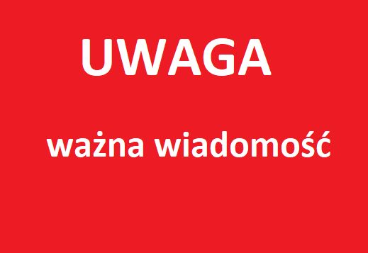 Ważna wiadomość z Urzędu Miasta