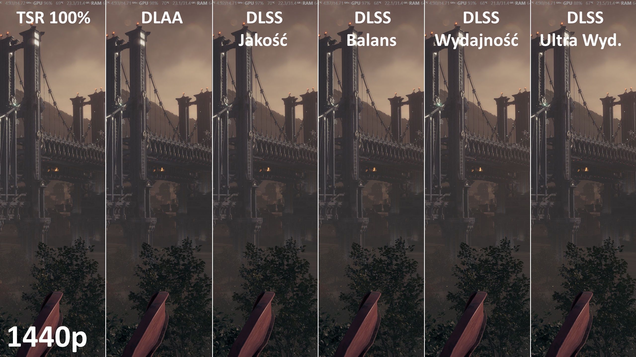 Gears of War: E-Day - upscaling w QHD