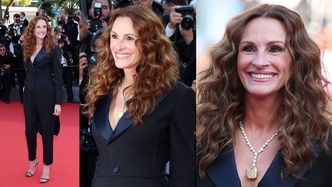 Julia Roberts zadaje szyku WE "FRAKU" na festiwalu w Cannes (ZDJĘCIA)