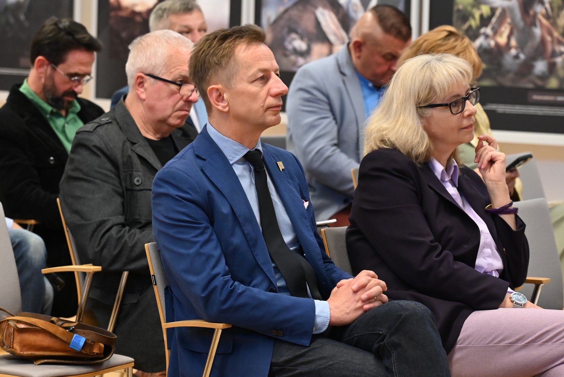 „Bliżyńskie Lasy Naturalne” obejmują obszar niemal 3 tys. ha lasów bukowo-jodłowych i są piątym pod względem wielkości rezerwatem przyrody w kraju. Na zdjęciu poseł Rafał Kasprzyk