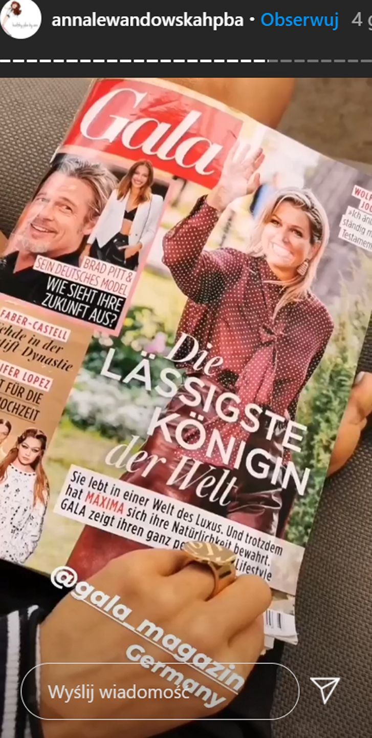 Lewandowscy w niemieckiej "Gali"