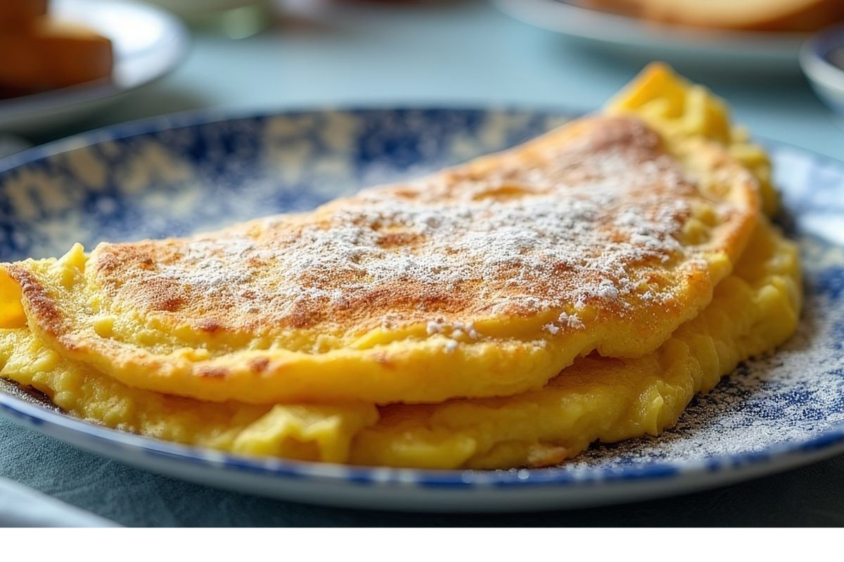 Omlet śniadaniowy na słodko