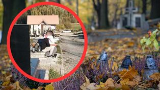 Oburzona zachowaniem pary na cmentarzu. "Wstydu nie macie za grosz!"