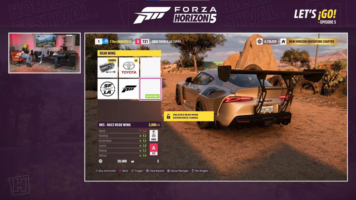 Na razie niektóre elementy zostały "zasłonięte" na czas pokazu.