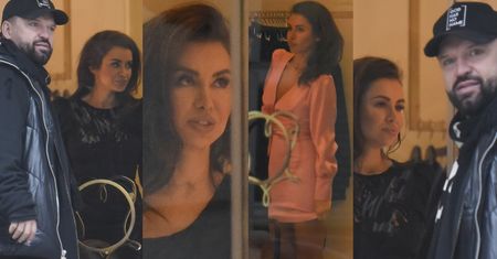 Natalia Siwiec przymierza sukienki pod okiem cierpliwego Mariusza (ZDJĘCIA)