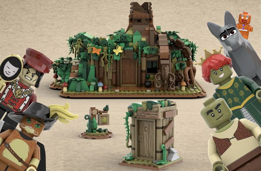 Bagno Shreka jako zestaw LEGO? Nic lepszego dziś nie zobaczycie