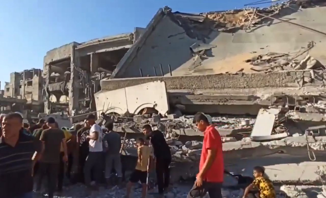 Israel shelled a school. 15 people are dead.