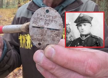 Nieśmiertelnik wrócił do rodziny. Był odnaleziony w lesie