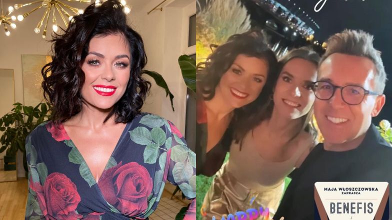 Katarzyna Cichopek i Maciej Kurzajewski bawią się na urodzinach Mai Włoszczowskiej