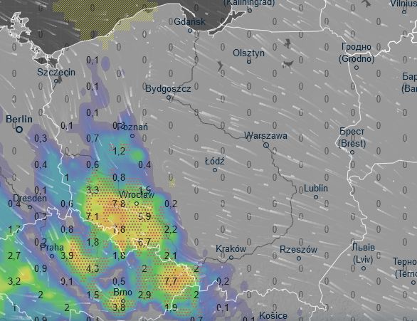 Pogoda we wtorek. Burze