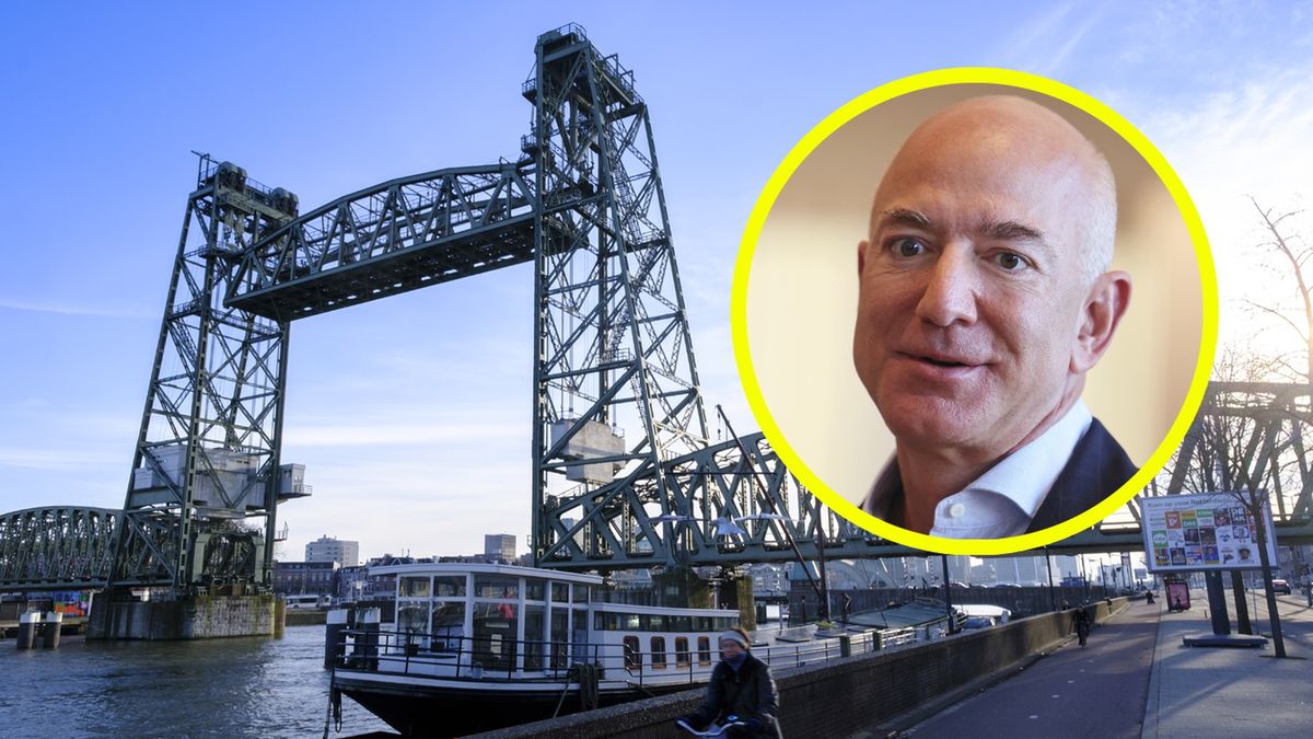 Jeff Bezos nie będzie mógł wypłynąć swoim jachtem z Rotterdamu. Zrezygnowano z rozbiórki historycznego mostu