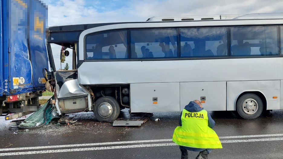 Zdjęcie z miejsca wypadku