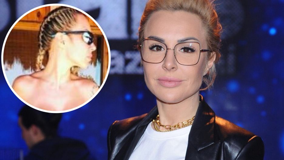 Blanka Lipińska pozuje w stroju kąpielowym