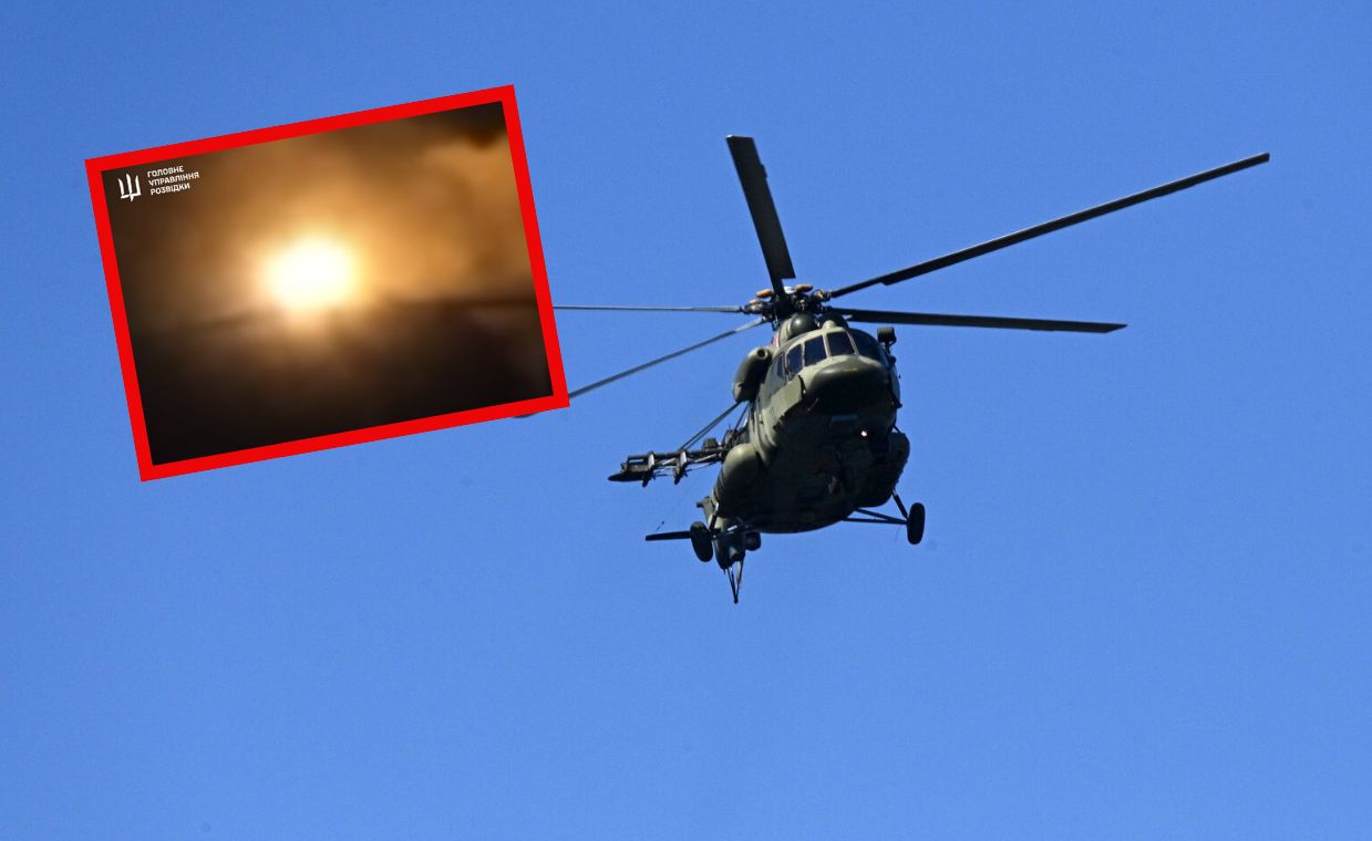 Three military helicopters mysteriously burn down in Russia