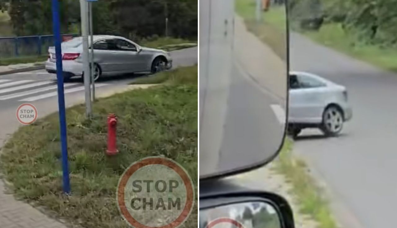 Ponad 1 mln wyświetleń. Mercedes nagrany. Aż parsknęli śmiechem