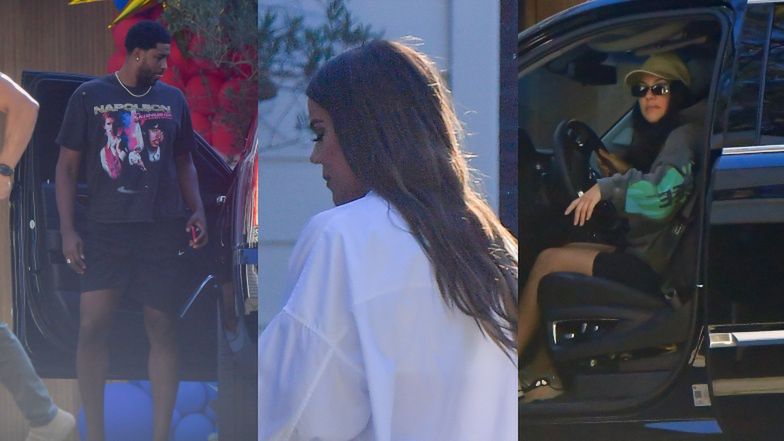 Khloe Kardashian odwiedza Tristana Thompsona