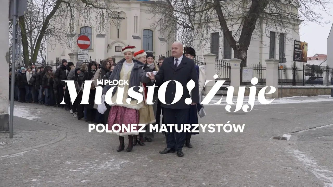 MiastO!Żyje - Zielono - niebieski Płock, Polonez maturzystów - 20.02.26 r.